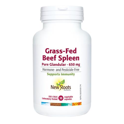 New Roots Grass-Fed Beef Liver 600mg 180vcaps