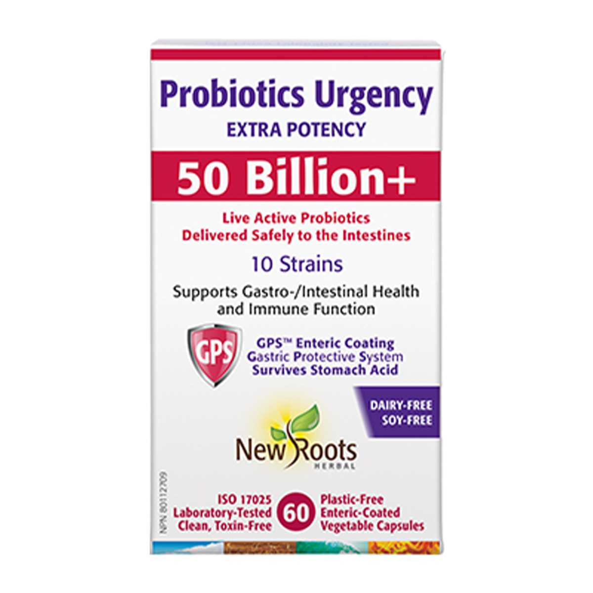 New Roots Probiotics Urgency 50 Billion 60 caps