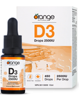 Orange Naturals D3 Drops 2500IU 15ml