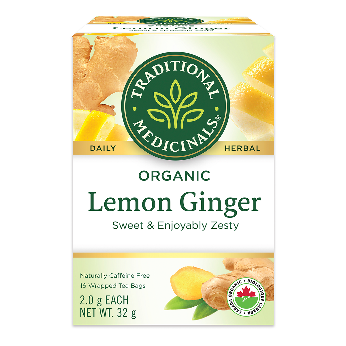Traditional Medicinals Lemon Ginger 16 tea bag