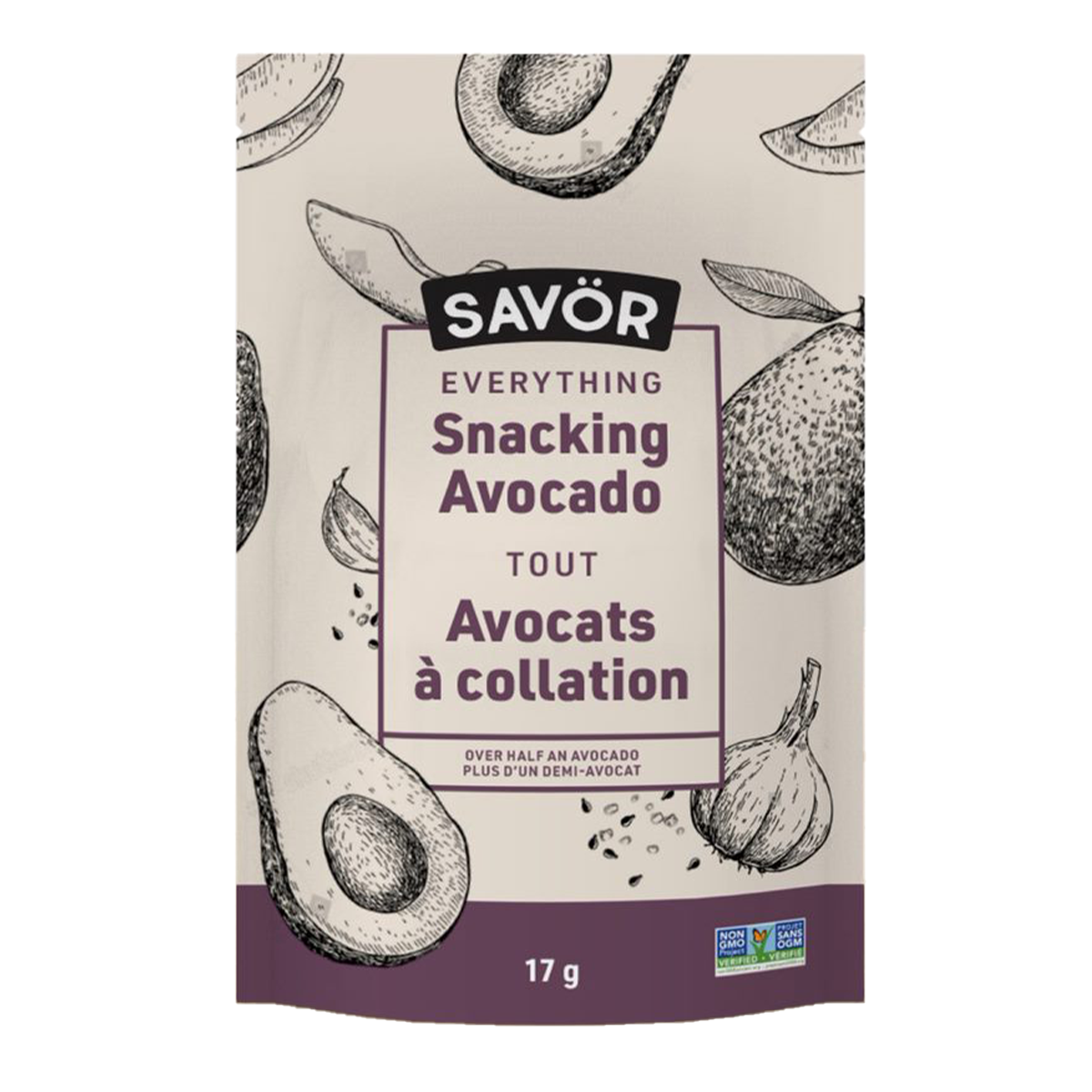 Savor Everything Snacking Avocado 17g