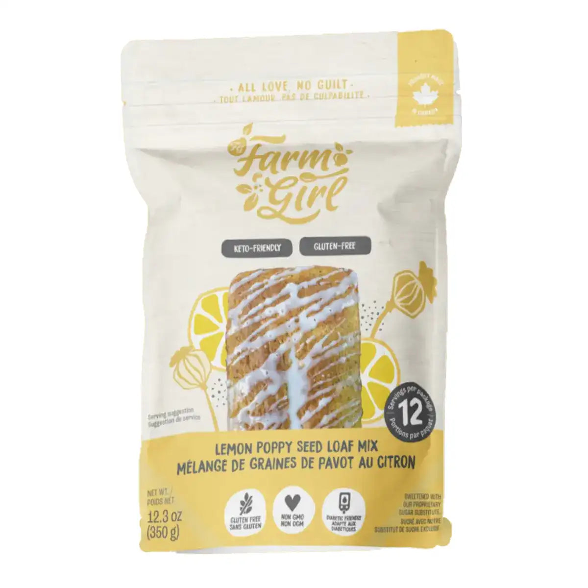 Farm Girl Lemon Poppy Seed Muffin Mix 350g