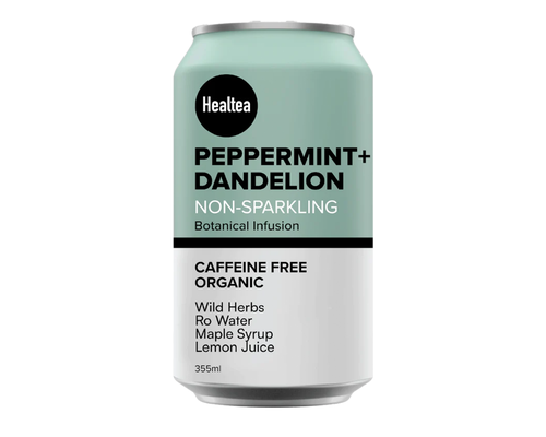 Healtea Not Carbonated Peppermint Dandelion Water 355ml
