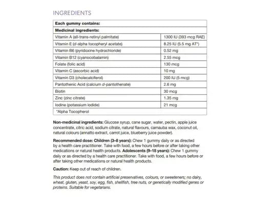 Preferred Nutrition Children's Multivitamin 180 gummies- Citrus &amp; Raspberry