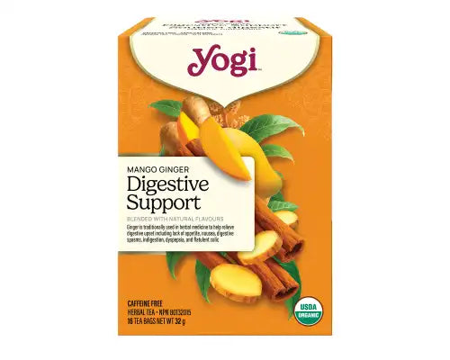 Yogi Mango Ginger Digestive Support 16 Tea Bags
