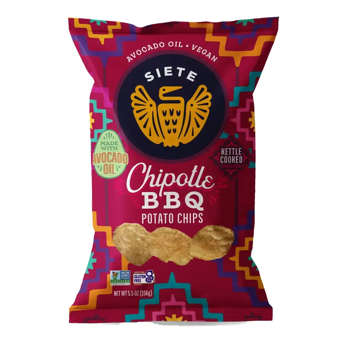 Siete Chipotle BBQ Potato Chips 156g