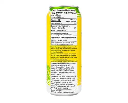 Yerba Madre Organic Yerba Mate Non-Sparkling Beverage- Mango 458mL