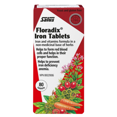 Salus Floradix Iron 80 Tablets