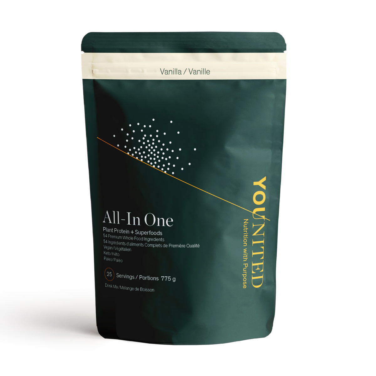 Younited All In One Plant Protein and Superfoods - Vanilla 775g