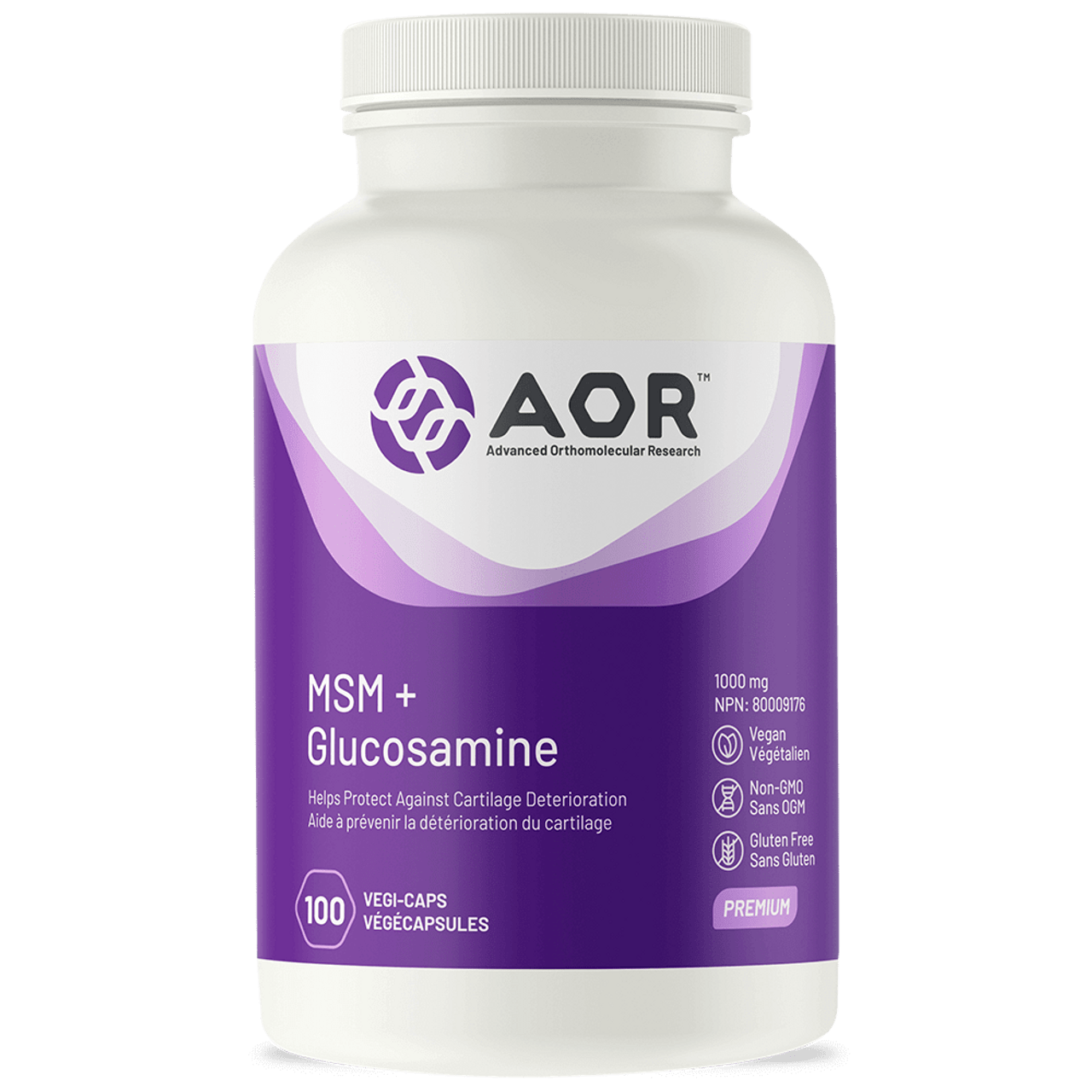 AOR MSM &amp; Glucosamine 100cap