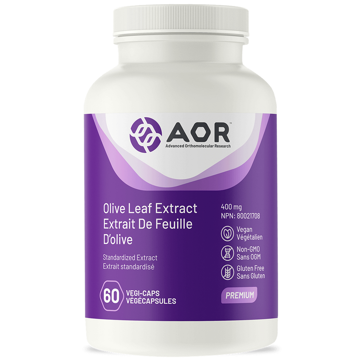 AOR Olive Leaf Extract 400mg 60 caps