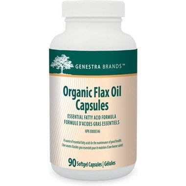 Organic Flax Oil Capsules 90caps