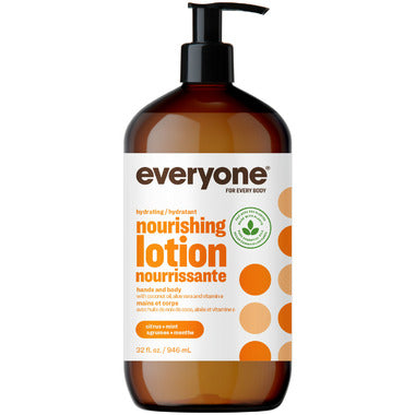 Everyone Nourishing Lotion Hands & Body- Citrus + Mint 946mL