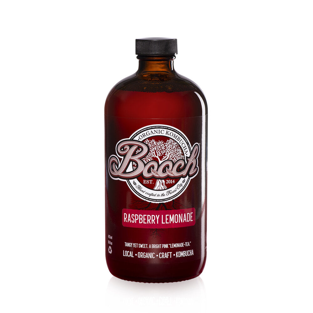Booch Organic Kombucha Raspberry Lemonade 473ml