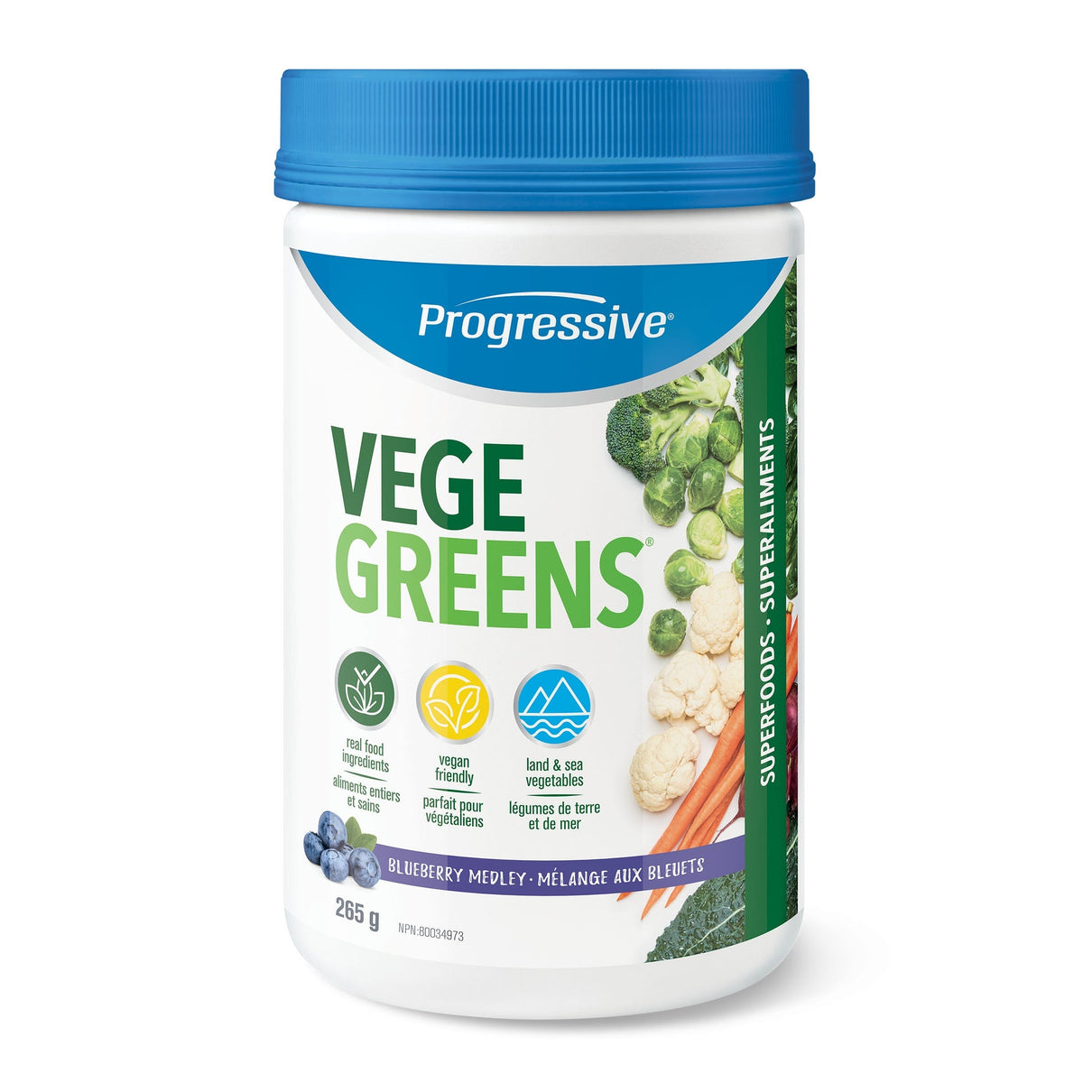 VegeGreens Blueberry Medley 265g