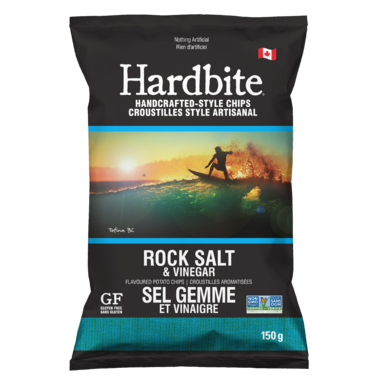 Hardbite Potato Chips- Rock Salt & Vinegar