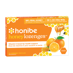 Honibe Honey Lozenges With Vitamin C - Orange 10 lozenges