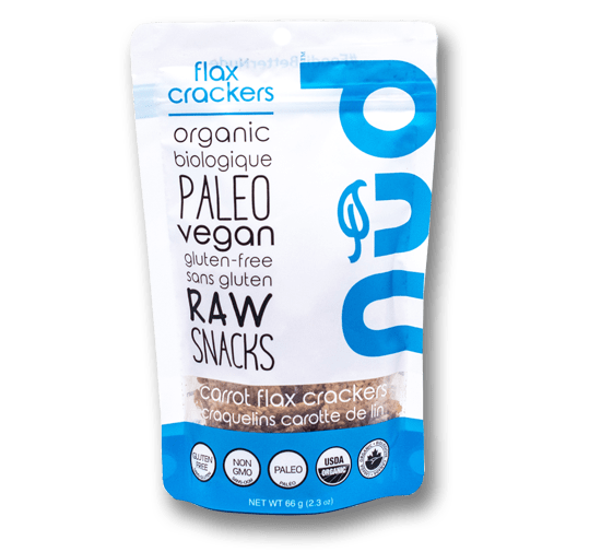 Nud Snacks Carrot Flax Cracker 66g