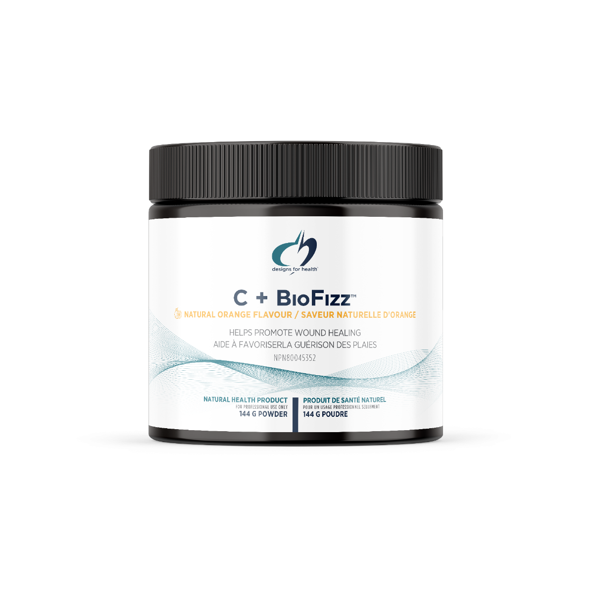 Designs For Health C + BioFizz Natural Orange Flavour 144g