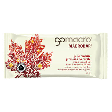 GoMacro Bar- Maple Sea Salt 65g