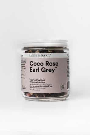 Lake and Oak Coco Rose Earl Grey Tea Blend 85g