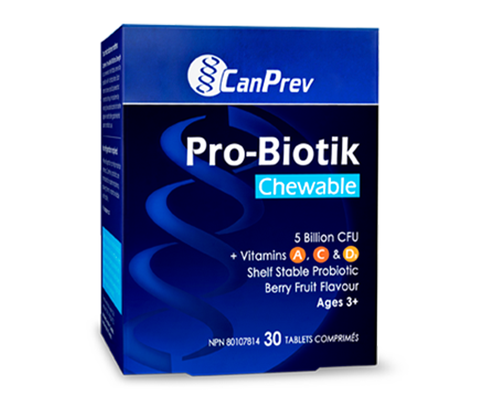Can Prev Pro-Biotik Chewable 5 Billion Ages 3+ Berry Fruit 30 tabs