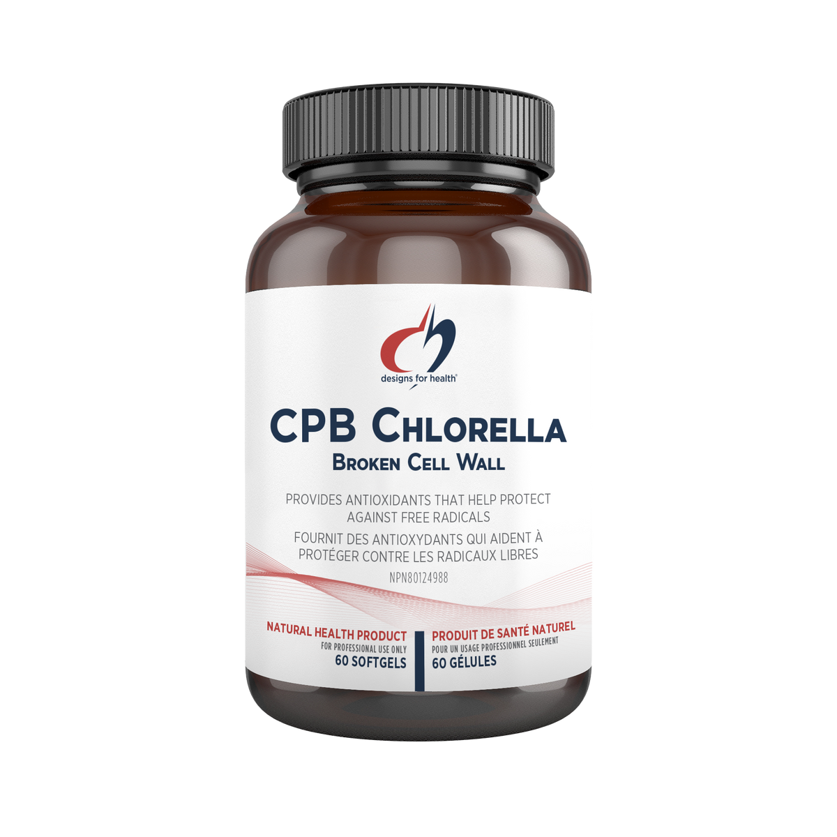Designs for Health - CPB Chlorella - Broken Cell Wall - 60 Softgels
