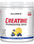 Allmax Creatine Powder- Blueberry Lemonade 190g