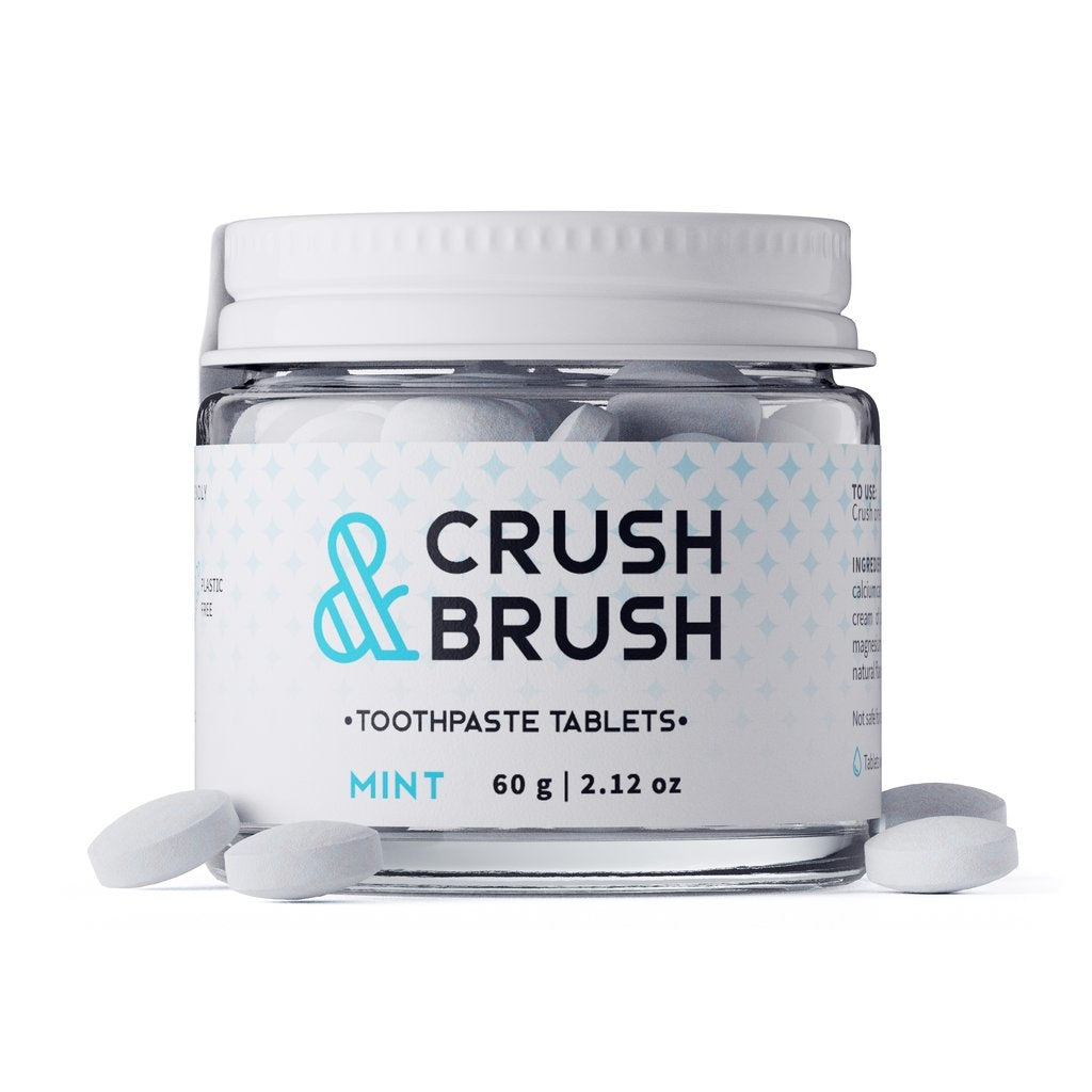 Nelson Naturals Crush and Brush Tablets Mint 60g