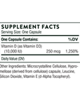 Thorne Vitamin D 10,000 60 caps