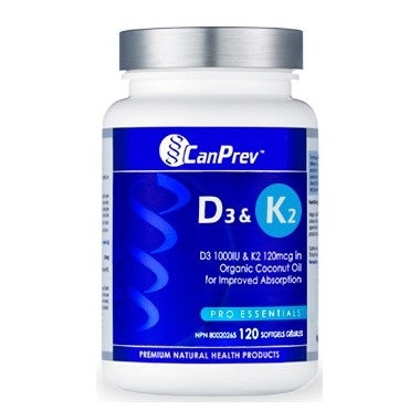 Can Prev D3 and K2 120 softgels