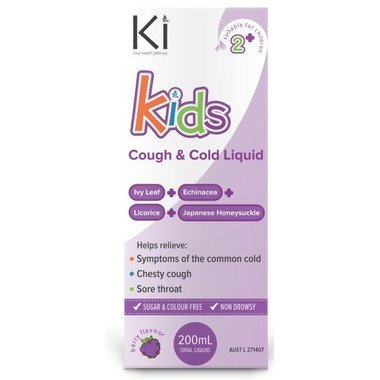 Ki Kids Cough and Cold Liquid- Berry 200ml