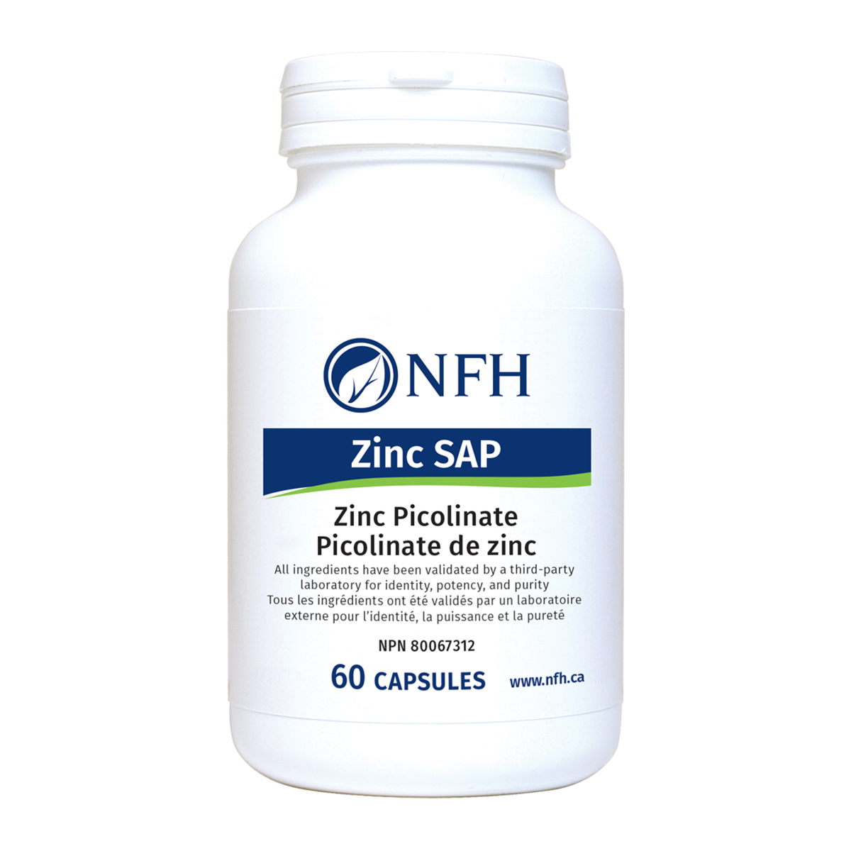 NFH Zinc SAP 60 caps