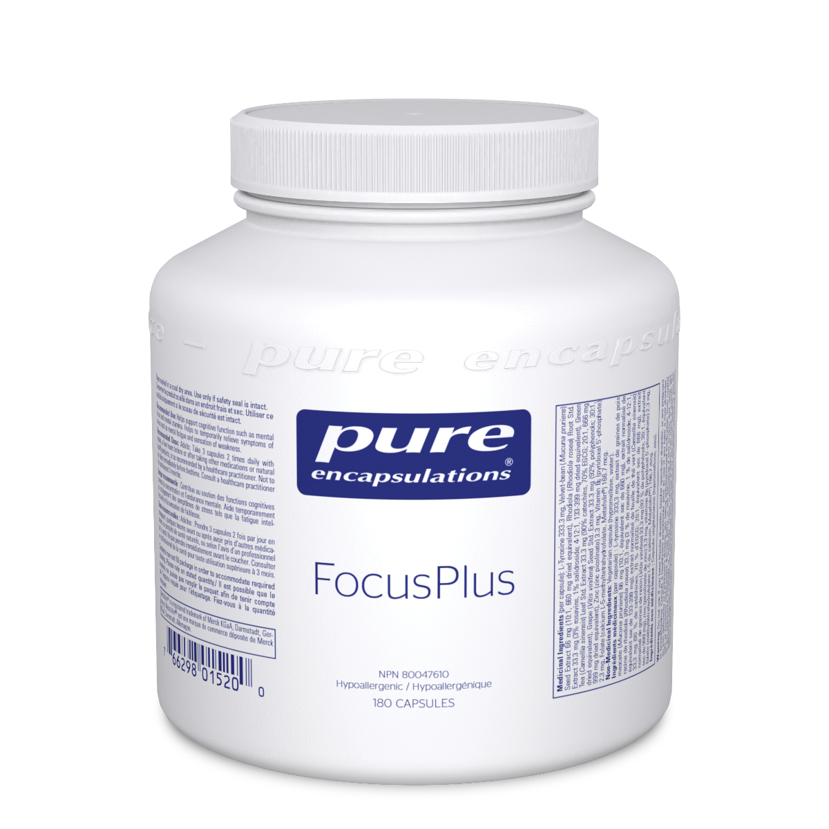Pure Encapsulations FocusPlus 180cap