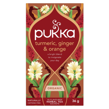 Pukka Turmeric Ginger & Orange 20 Tea Bags