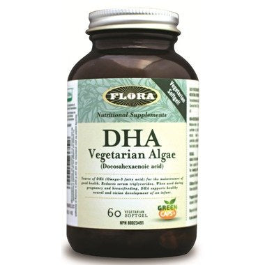 Flora DHA Vegetarian Algae 60 softgels