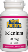 Natural Factors Selenium 50 mcg 90 tabs