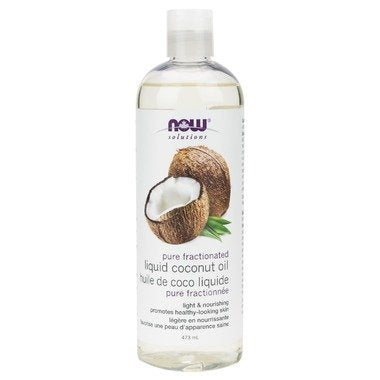 NOW Pure Fractionated Liquid Coconut Oil 473ml