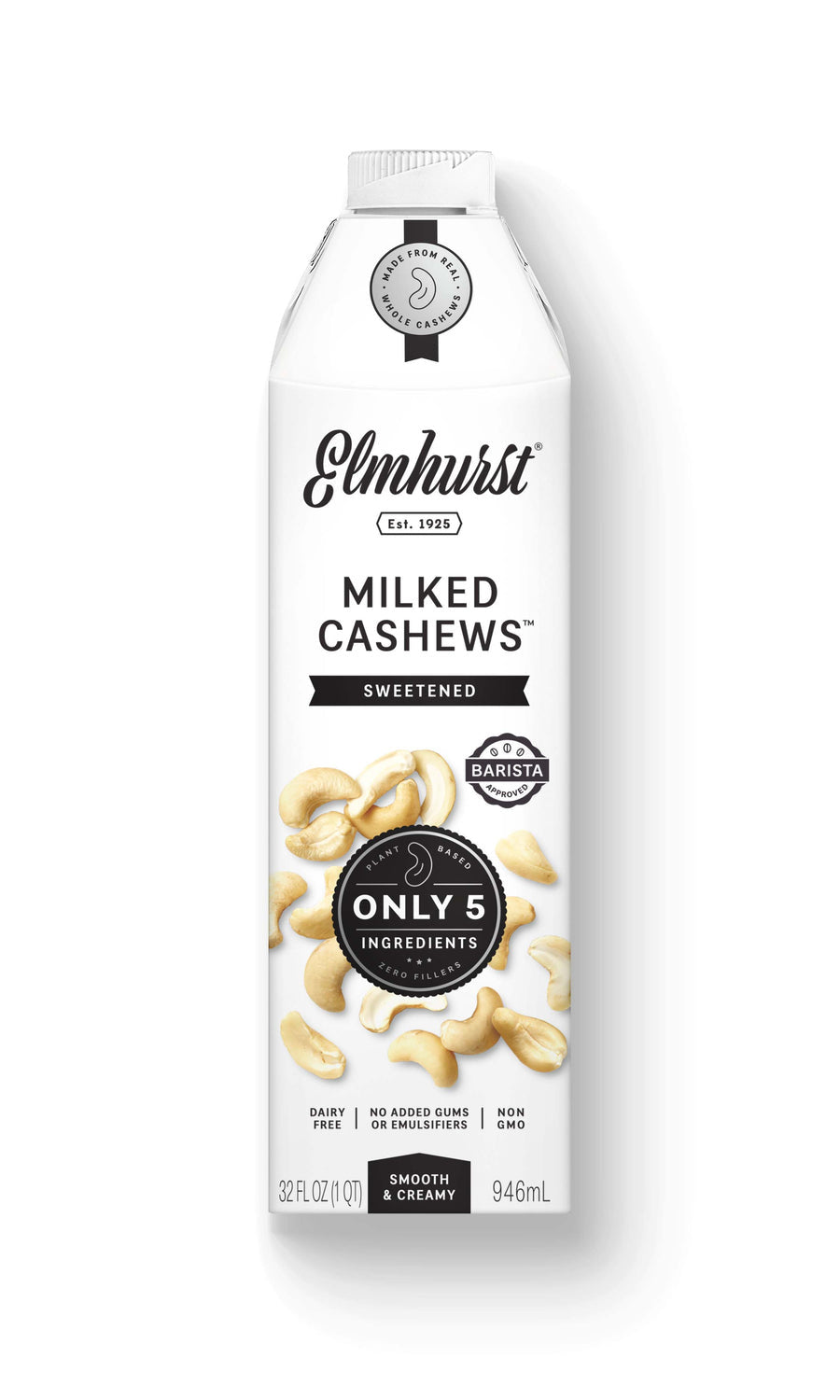 Elmhurst Milked Cashews Sweetened 946ml