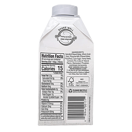 Elmhurst Oat Pistachio Creamer 473ml – Wellness Market