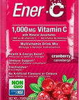 Ener-C Vitamin C 1000mg- Cranberry 30 packets