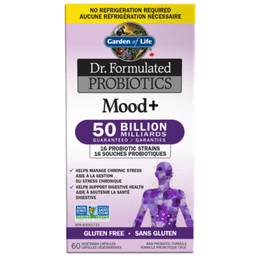 Garden of Life Dr Formulated Probiotics Mood+ 50 Billion 60 caps- Shelf Stable