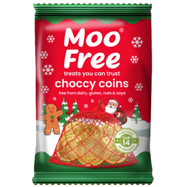 Moo Free Choccy Coins 49g