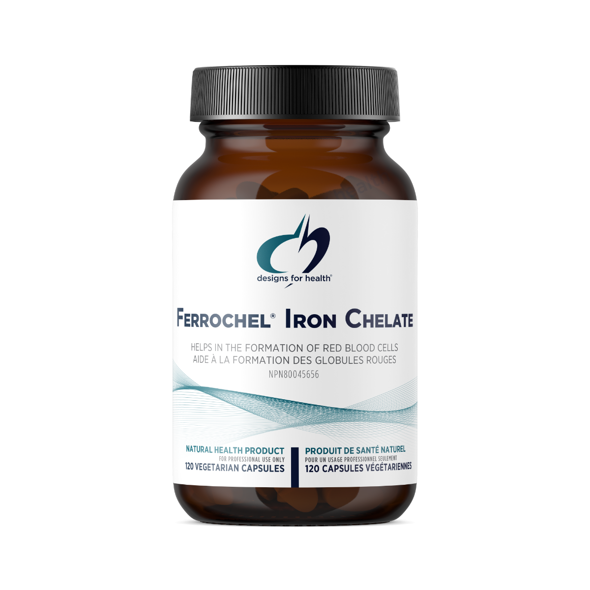 Designs for Health Ferrochel Iron Chelate 120 cap