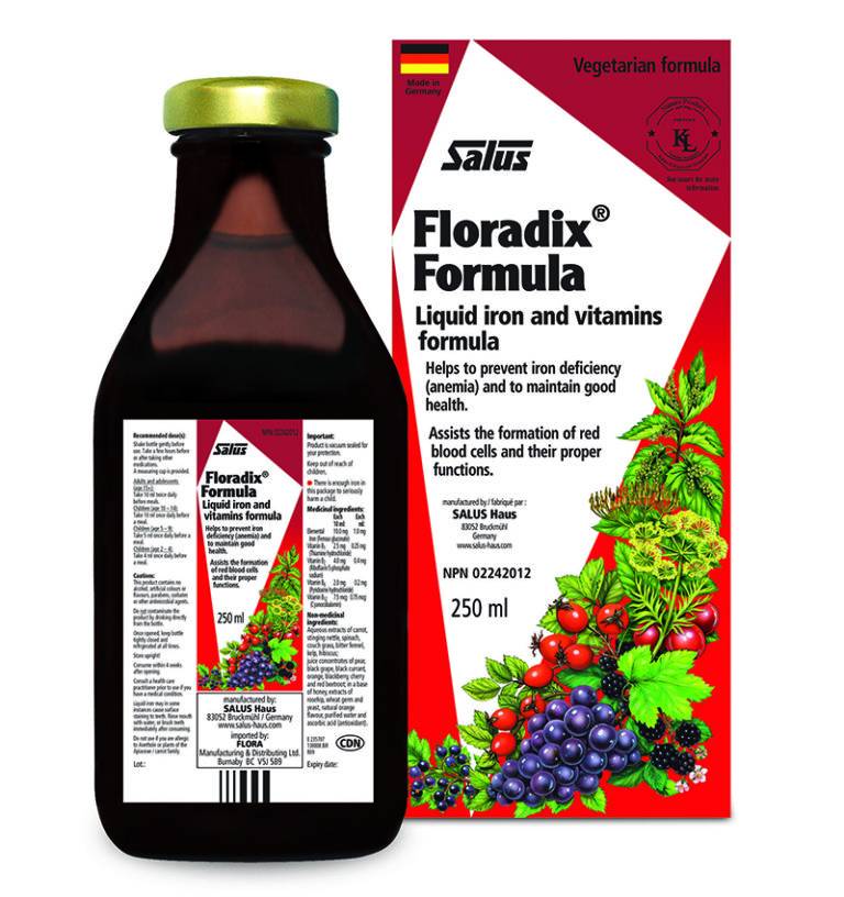 Salus Floradix Iron 250ml