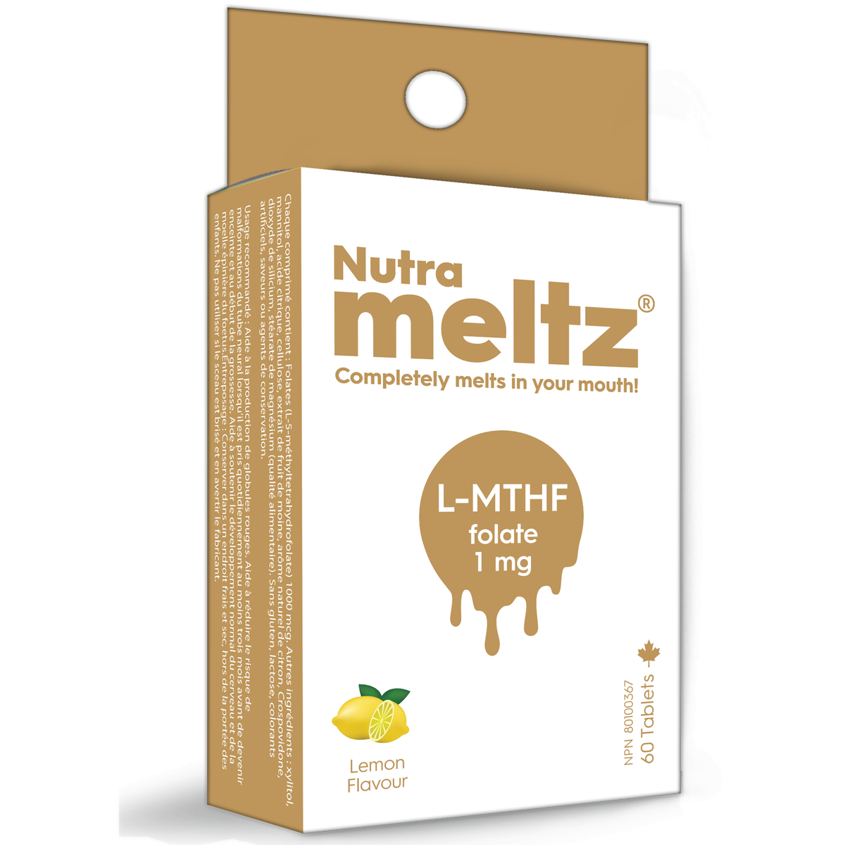 Nutrameltz L-MTHF Folate 1mg