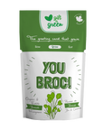 Microgreen Greeting Card - You Broc! Broccoli Microgreens