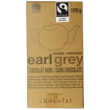 Galerie Au Chocolate Dark Chocolate Earl Grey 100g