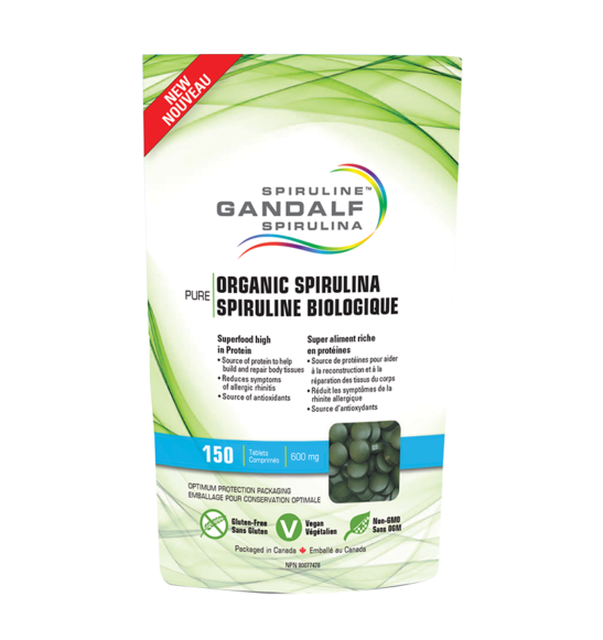 Gandalf Organic Spirulina 150tabs