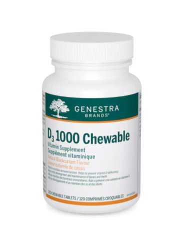 Genestra D3 1000 Chewable 100 tablets
